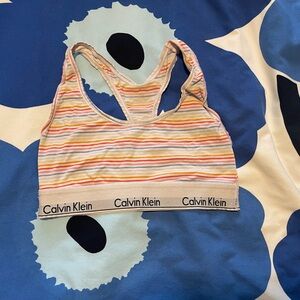 Calvin Klein rainbow bra